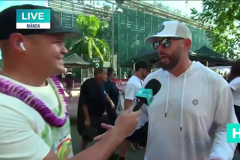 HI Now Daily live at the 2025 Hawaii Bowl