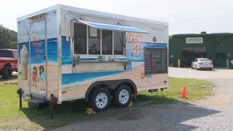 Beachy Bean Bar is a drive-thru coffee trailer in Saucier.