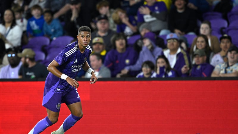 Orlando City defender Rafael Santos (3) during an MLS soccer match against the Philadelphia...