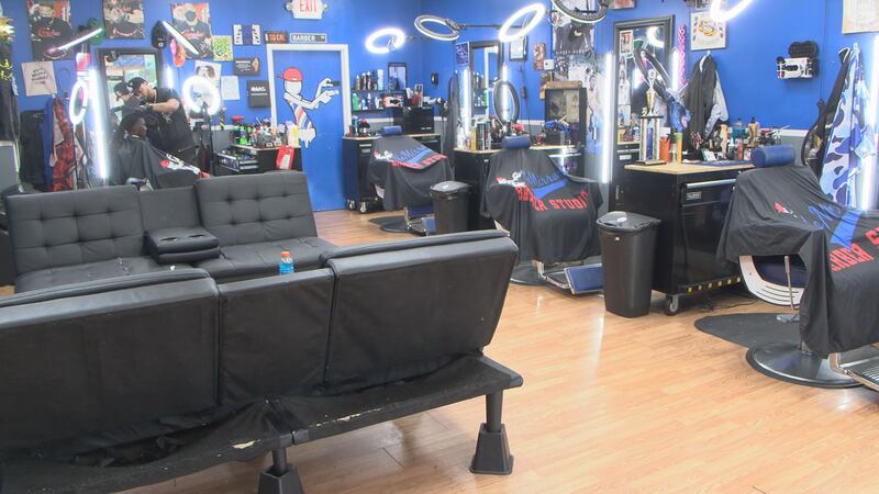 No Mirrors Barber Studio is located at 4353 Gautier-Vancleave Road.