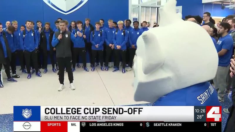 SLU Men’s Soccer Team leaves for College Cup