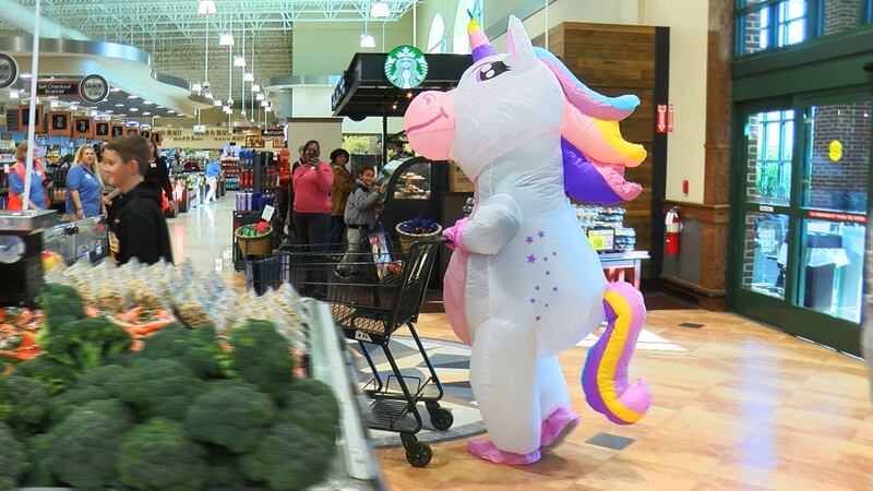 Fort Mill mom shops as ‘unicorn’ after helping raise $14K for good cause