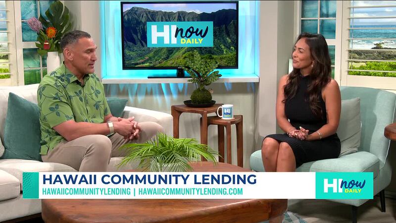 Billy Pieper from Hawaii Community Lending and HI Now Daily host Rachel Pacarro