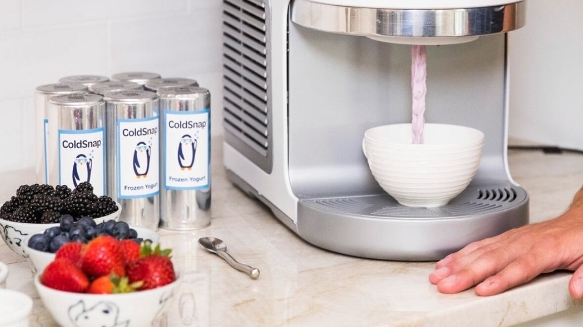 This new Keurig-like machine can dispense soft serve ice cream in your home