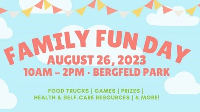Happening August 26, 2023, at Bergfeld Park in Tyler!