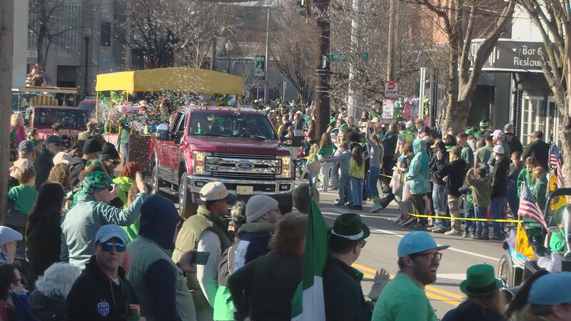 52nd St. Patricks Parade in Louisville, Kentucky.