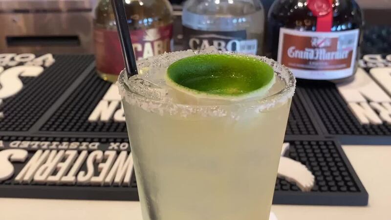 Bartender Michelle Martinez shows us how to make Cantina Laredo's Cabo Flip Margarita.