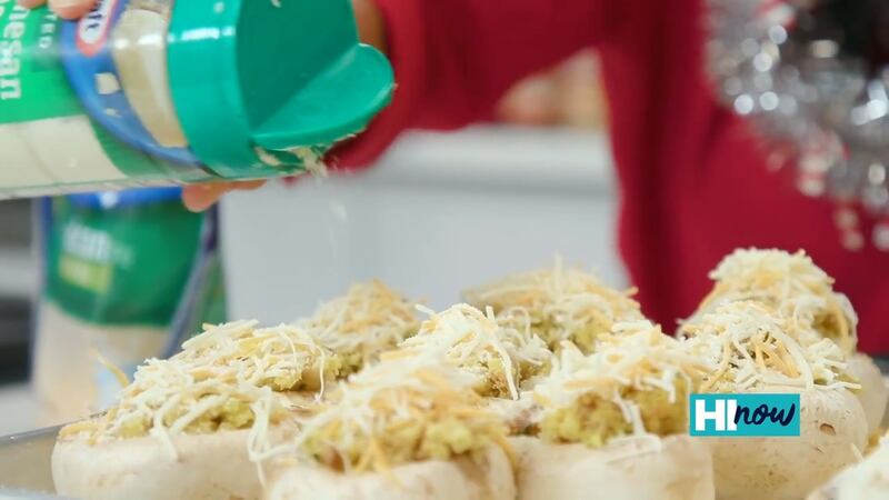 Easy Christmas cookie and delicious stuffed mushroom recipes with Kraft