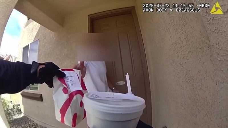 An officer in New Mexico completed a DoorDash delivery after the driver was arrested.