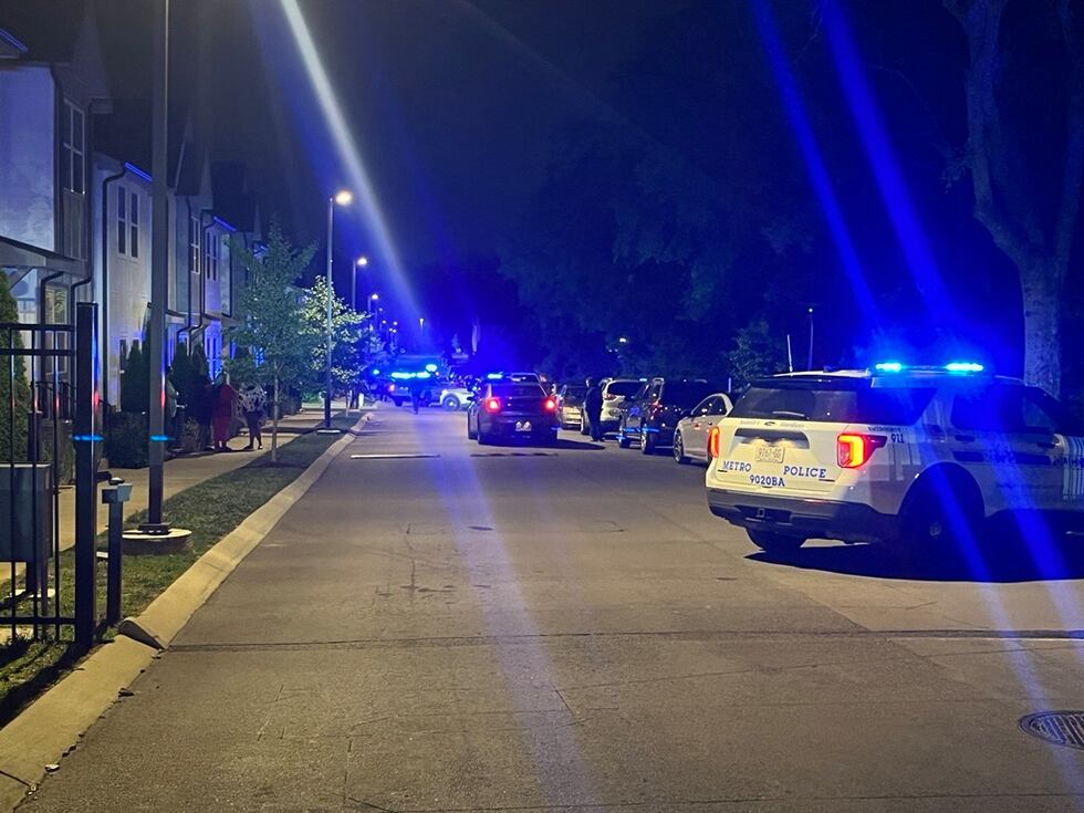 Officers said the woman called members of her family for help during a fight with her boyfriend.