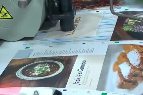 How Shutterfly prints the WBTV Family Recipes cookbook