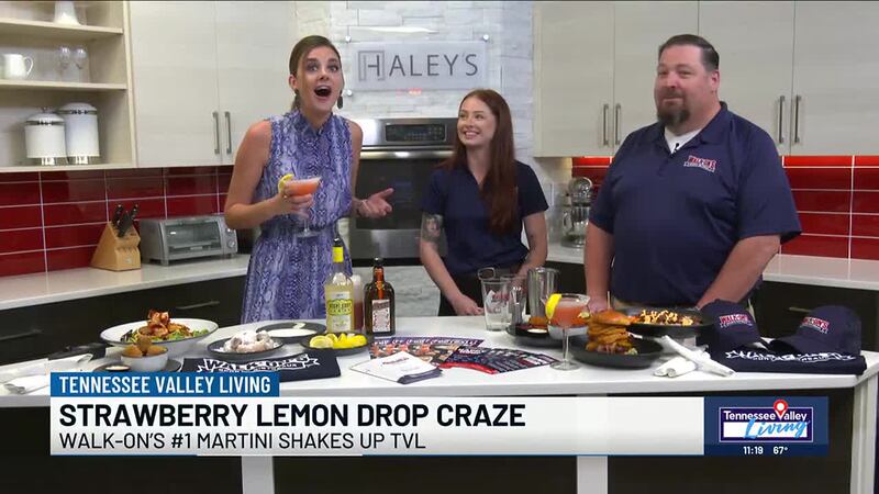 Walk-On’s strawberry lemon drop martini tops the charts