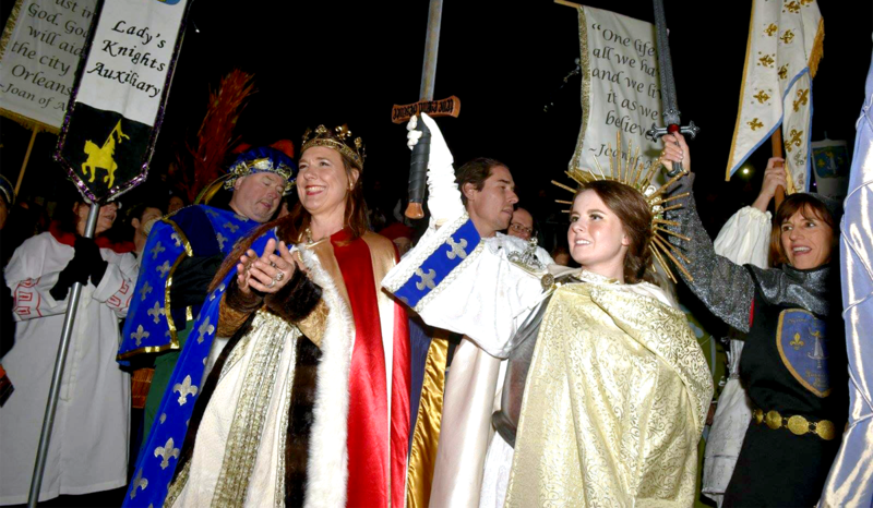 Krewe of Joan of Arc kicks off coronavirus-era Carnival with drive-thru parade in Algiers