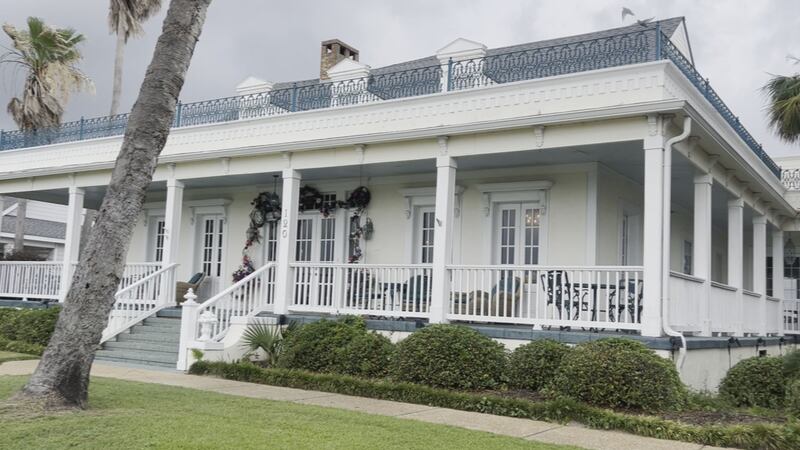 The Historic Blue Rose Mansion is located at 120 W Scenic Drive in Pass Christian.
