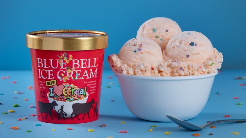 Nothing bring back memories of childhood like a bowl of fruity cereal. Now, Blue Bell has...