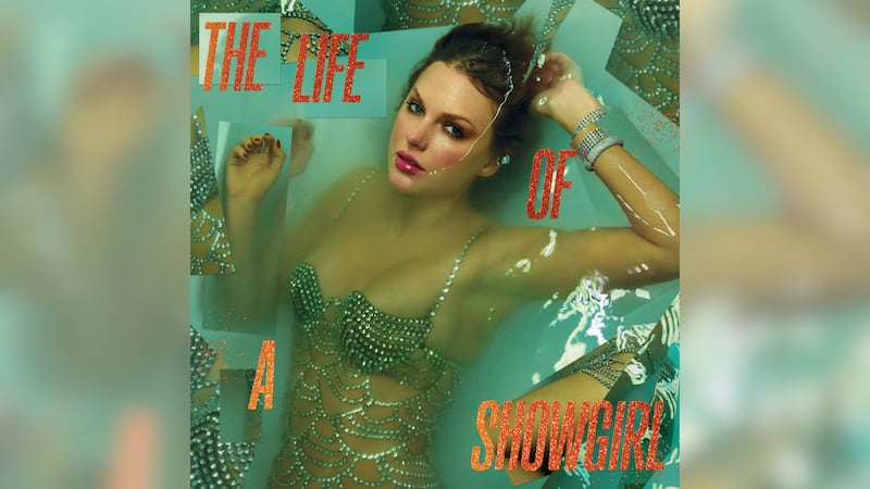 This album cover image released by Republic Records shows "The Life of a Showgirl" by Taylor...