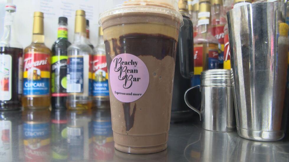 Along with coffee, the Beachy Bean Bar serves espresso drinks, refreshing spritzers, frozen...