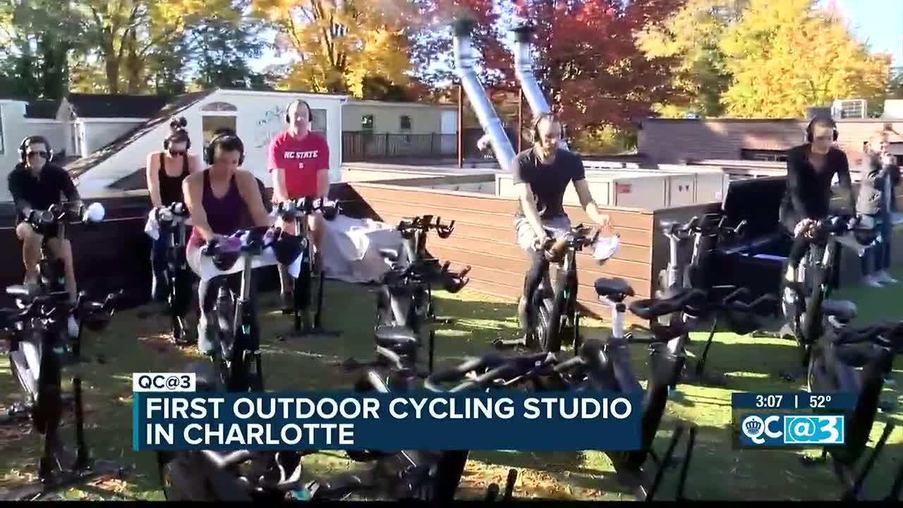SkyCYCLE introduces the first-ever open-air cycling studio in Charlotte
