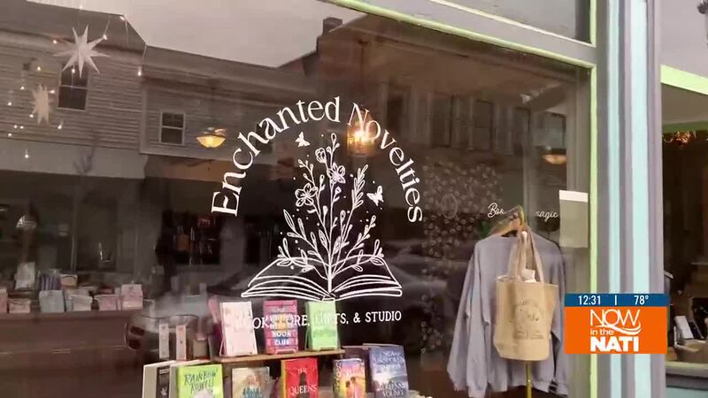 Videographer Larry Deal explores the whimsical bookstore Enchanted Novelties.