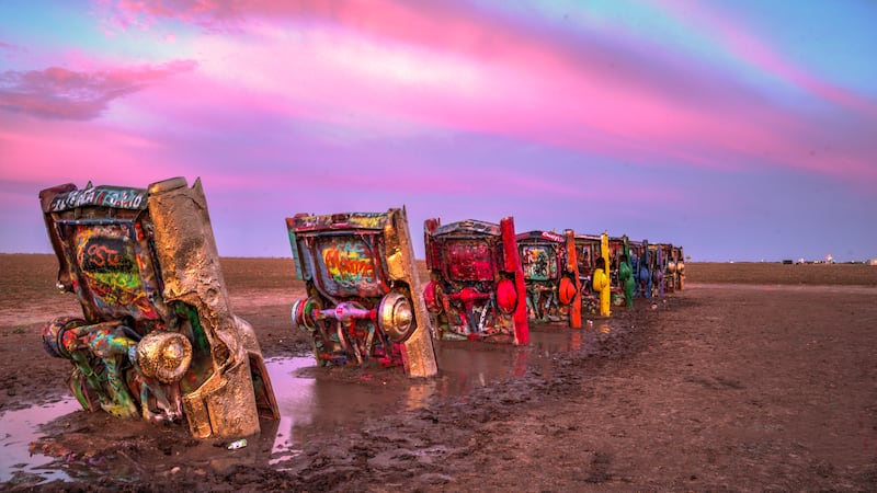 Cadillac Ranch on Route 66 (Source: Jim Livingston)