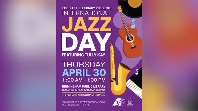 The Birmingham Public Library is celebrating International Jazz Day with a free outdoor concert featuring the Magic City’s own Tully Kay.