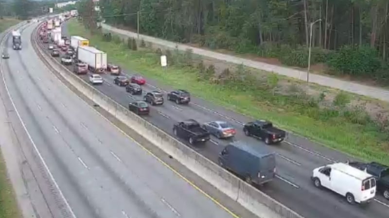 The backup goes on for miles.