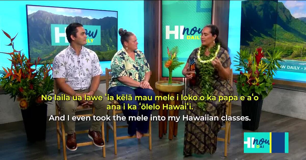 Hi Today Kainani Kahaunaele: Sharing Hawaiian Language, Mele, and “Edu-tainment ...
