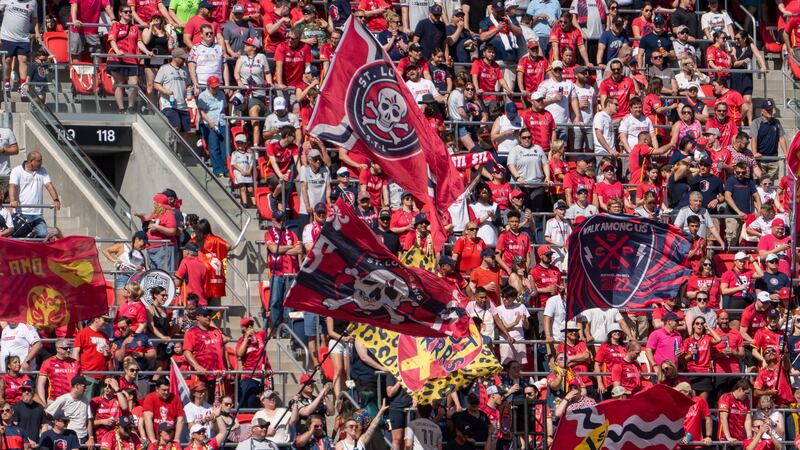The supporter section at CITYPARK.