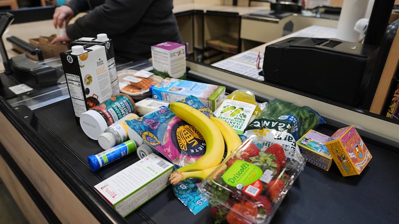 Un conjunto de productos en un supermercado en Baltimore, Maryland, el 10 de noviembre del...