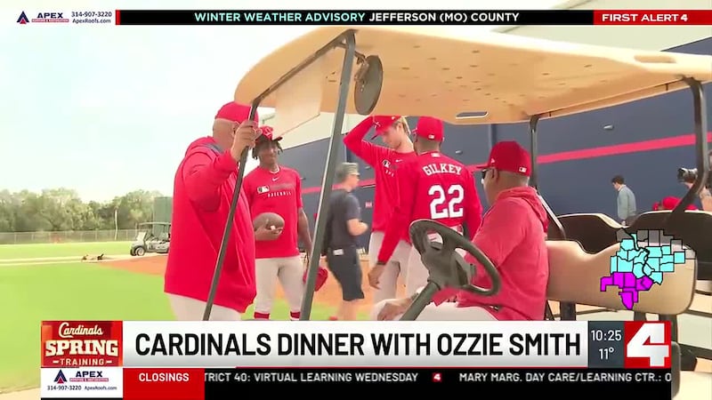 Cardinals hold special dinner during Spring Training in Jupiter