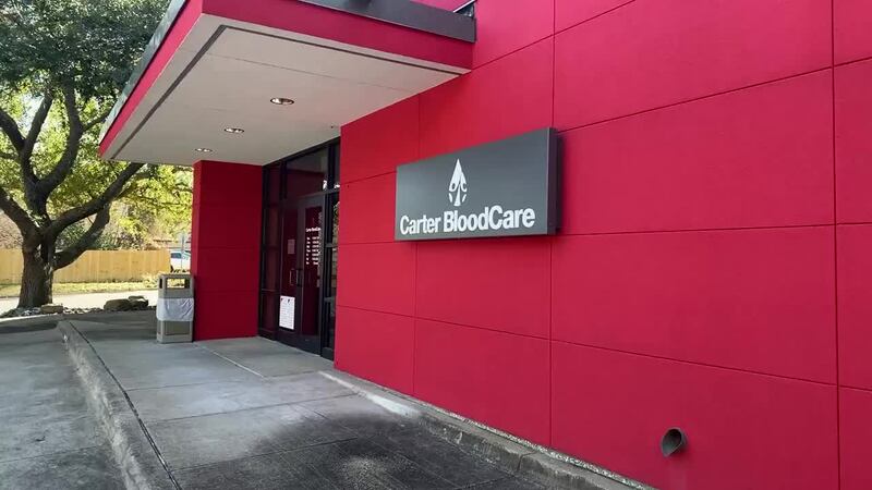Carter Blood Care in Tyler, TX.