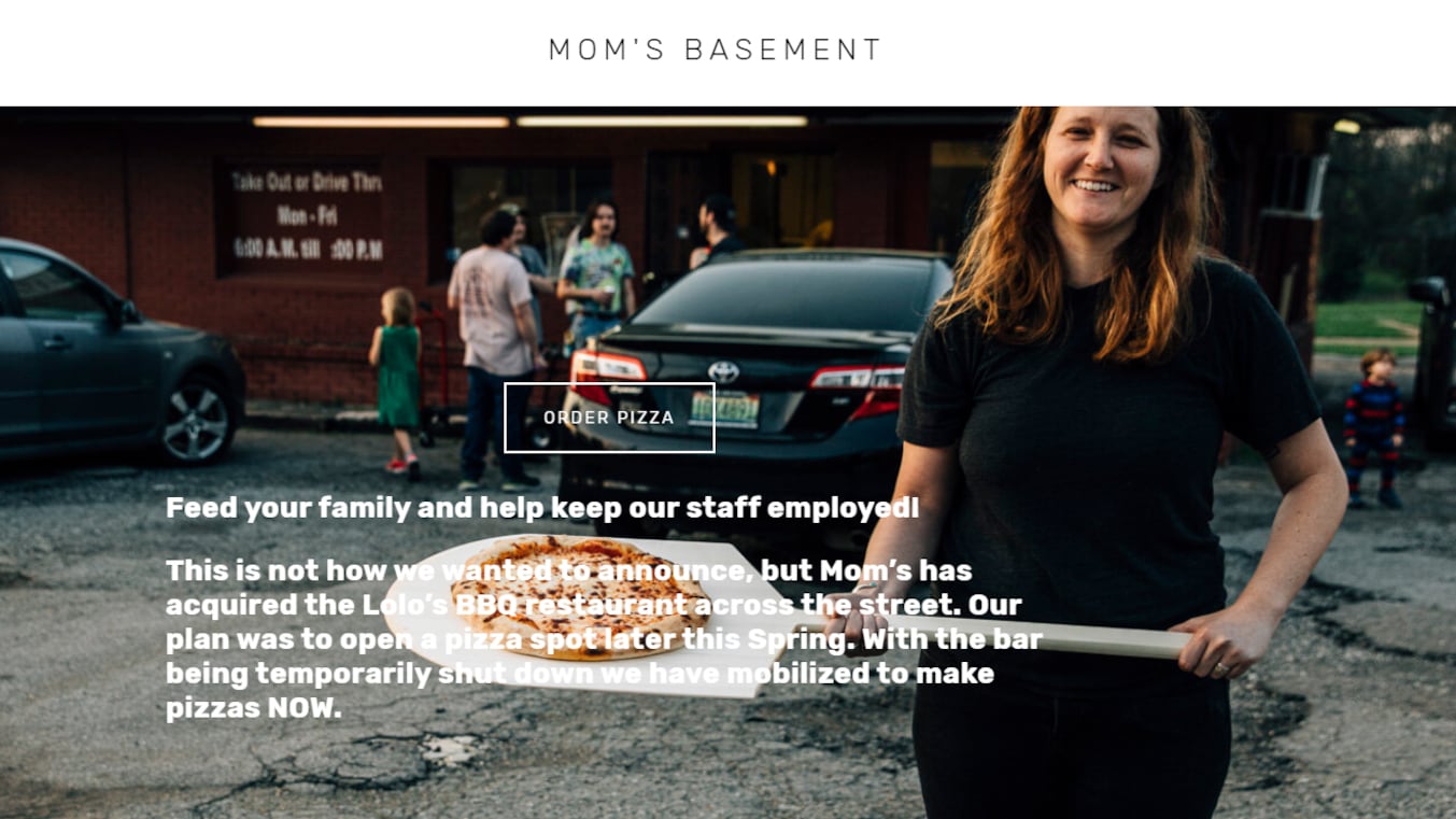 Mom’s Basement is now selling delicious looking pizza!