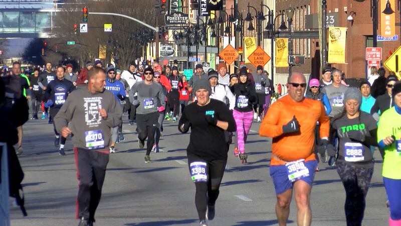 The series ends with the Louisville 10 Mile on March 29. Runners will finish on the 50-yard...
