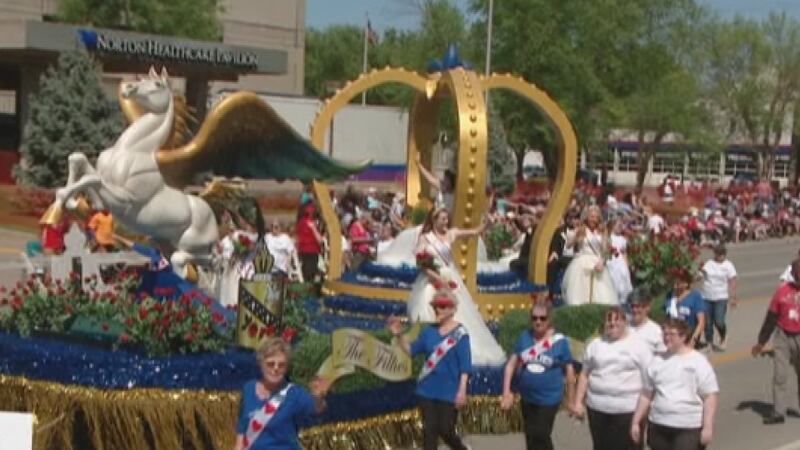 The 67th Pegasus Parade in downtown Louisville