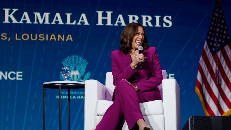 Vice President Kamala Harris speaks at an event as part of the Essence Festival of Culture in...