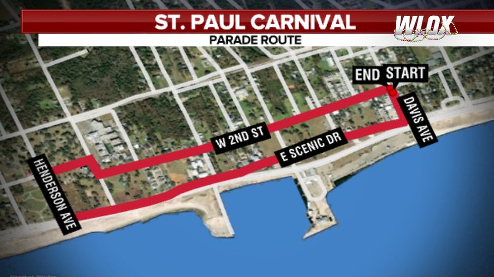 St. Paul Carnival Association Parade Route for 2023