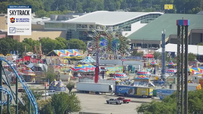 A look at the setup for the 120th Kentucky State Fair.