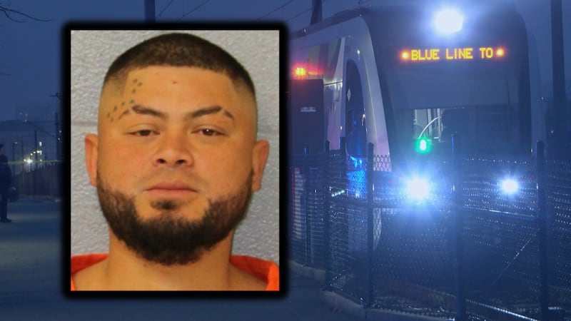 Oscar Solarzano CATS light rail train in Charlotte, N.C.