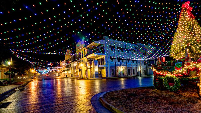 The annual Natchitoches Christmas Festival showcases more than 300,000 lights illuminating...