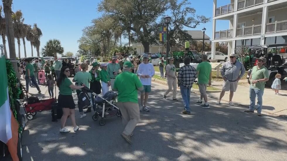 Participants of previous years Krewe of Blarney St. Patrick's Day Parade.