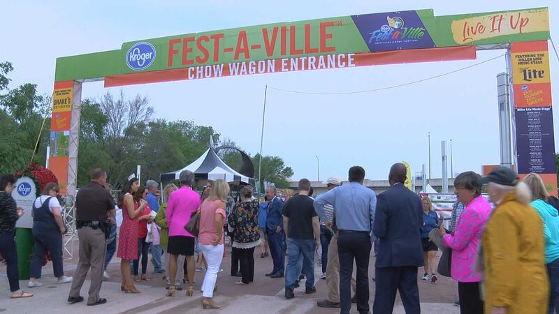 Fest-a-Ville kicks off to soggy conditions in Derby City