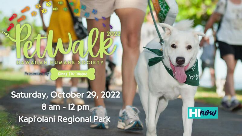 Hawaiian Humane’s PetWalk is back in-person at Kapiʻolani Park October 29