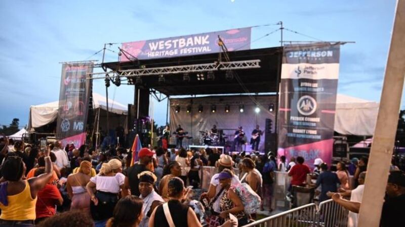 The Westbank Heritage Festival, a free live music festival on the West Bank on Jefferson...