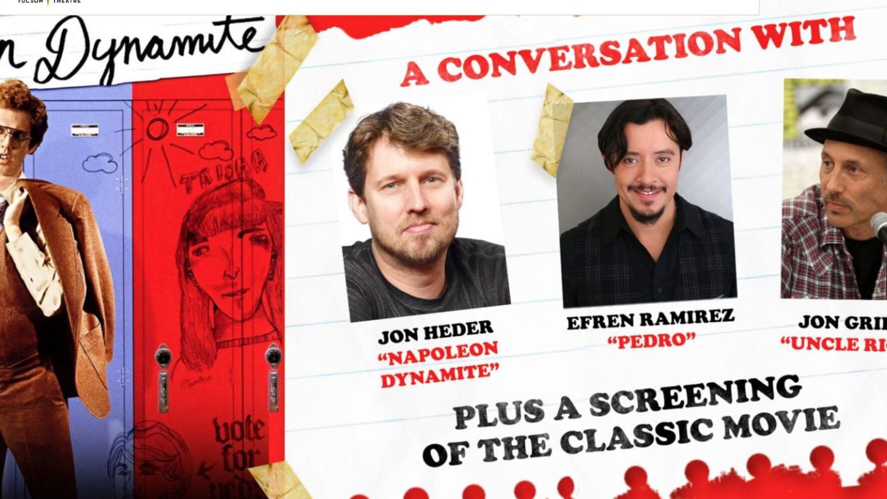 Meet the cast of Napoleon Dynamite at the Fox Theatre