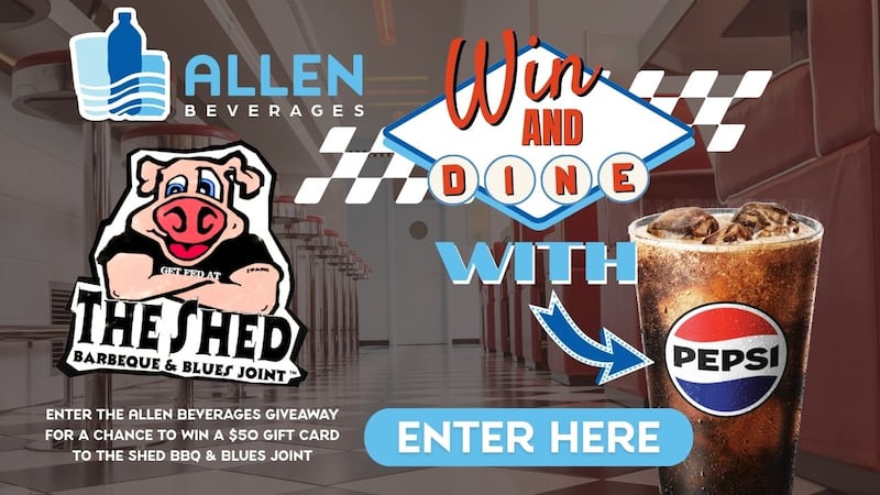 Win and Dine with Pepsi The Shed