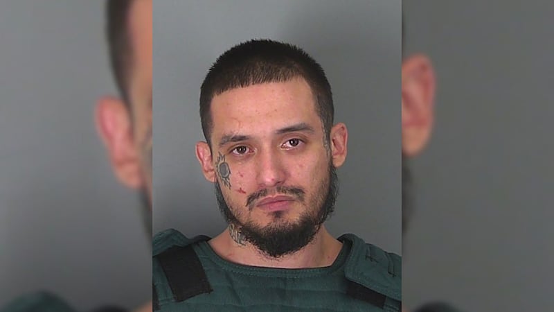 Juan Carlos Morales' mugshot from the Spartanburg County Detention Center.