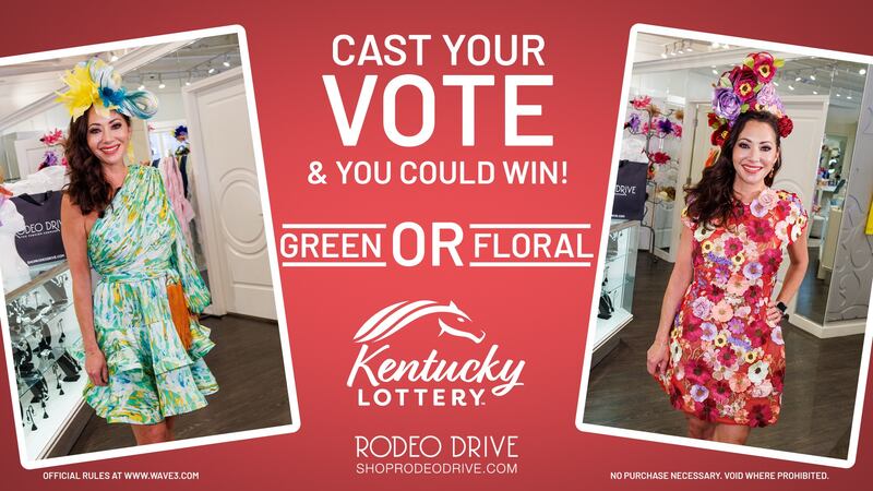 Vote on Shannon Cogan's 2025 Kentucky Derby dress.