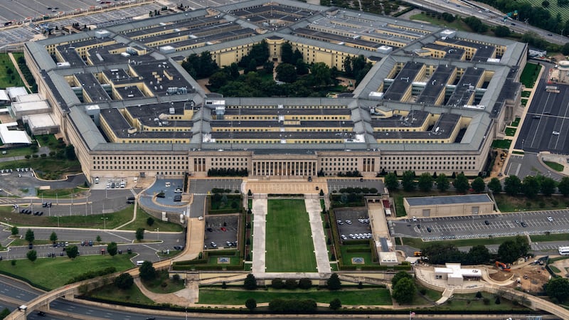 Vista del Pentágono el 20 de septiembre de 2025, en Arlington, Virginia. (AP Foto/Alex...