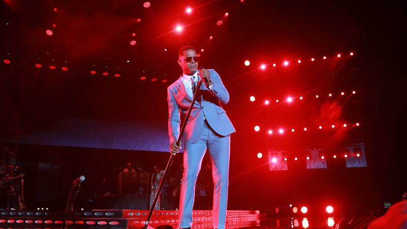 Maxwell is seen at 2016 Essence Festival at Mercedes-Benz Superdomeon Friday July 1, 2016, in...