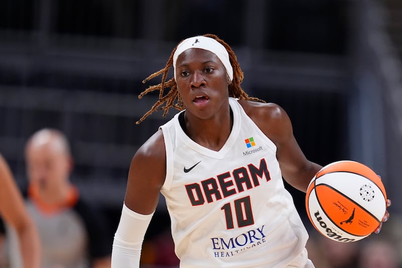 Dream move into a 2nd-place tie in WNBA standings after 93-76 victory over the Sun